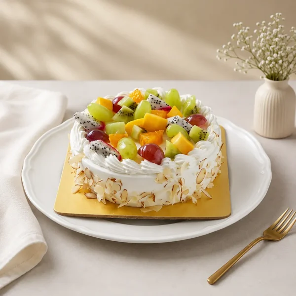 Exotic Fresh Fruit Cake