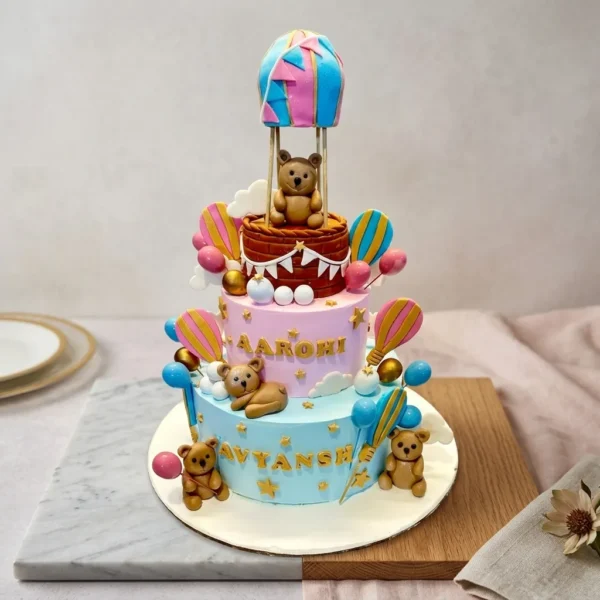 3-Tier Kid's Designer Cake