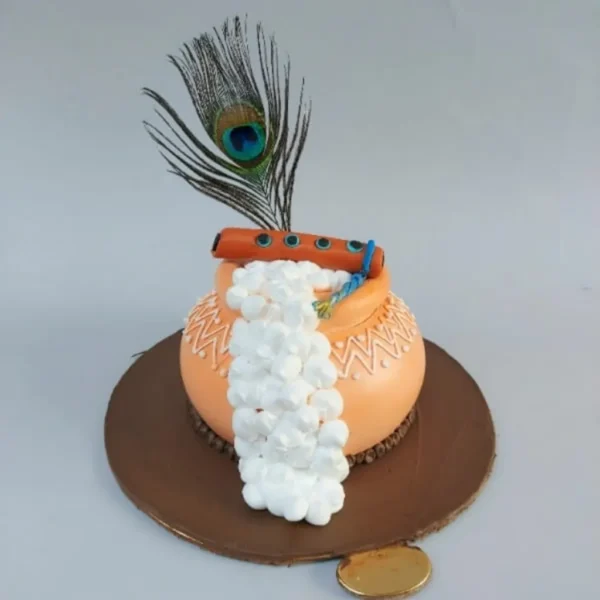 Matki janmasthami cake