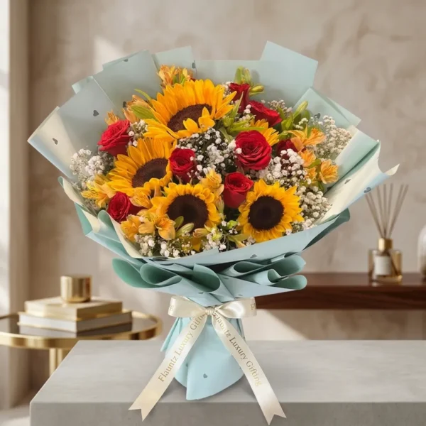 Sunflower & Rose's Bunch