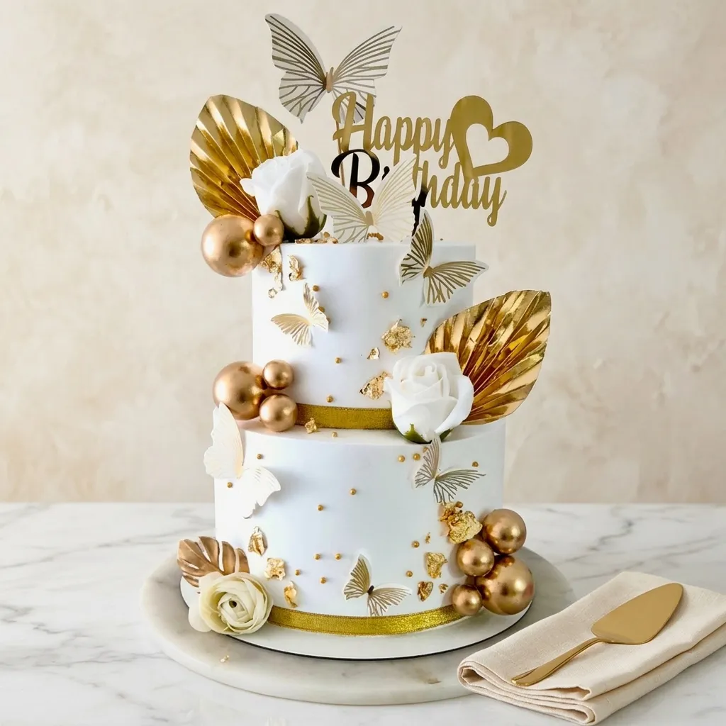 FLG258 2- Tier Fruit Cake - Image 1