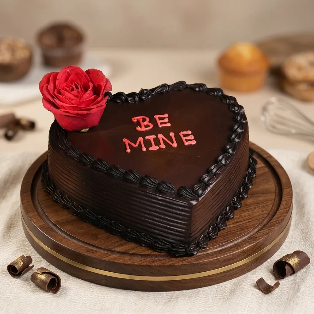 FLG259 Heart Shape Truffle Cake - Image 1