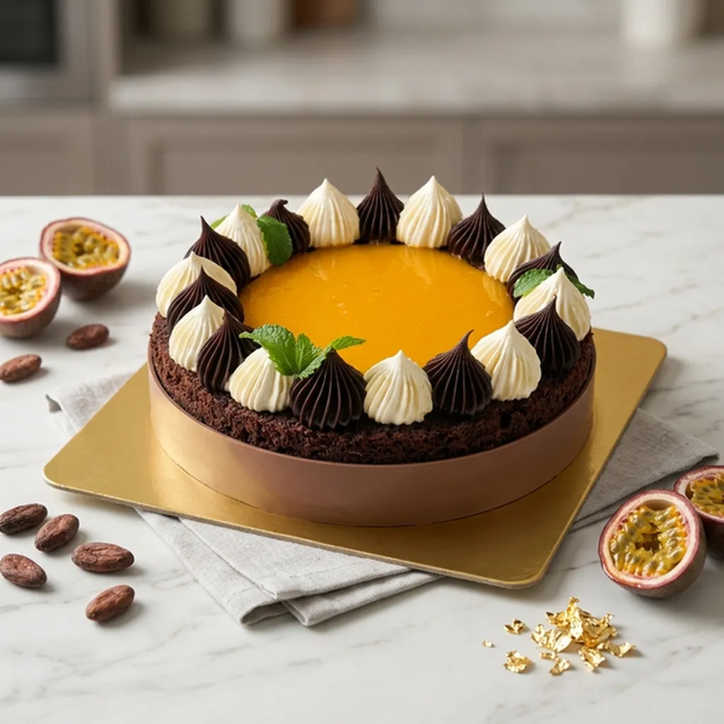 FLG26 Truffle Mango Cake - Image 1