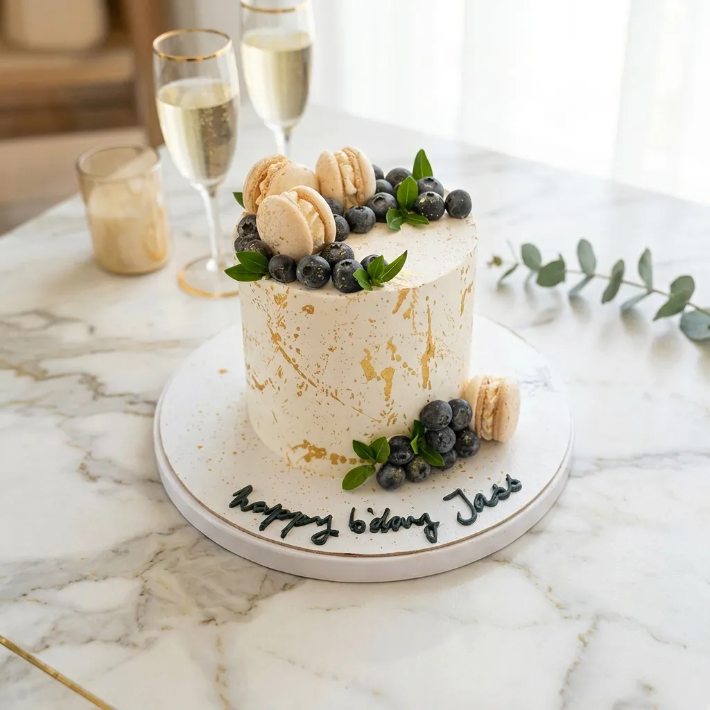 FLG261 Blueberry Theme Cake - Image 1