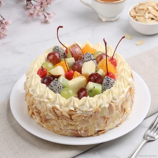 Exotic Fresh Fruit Cake