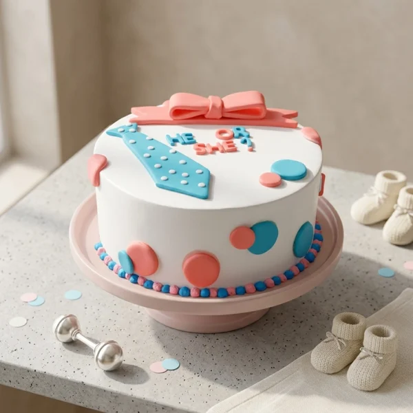 HE OR SHE Baby Shower Cake