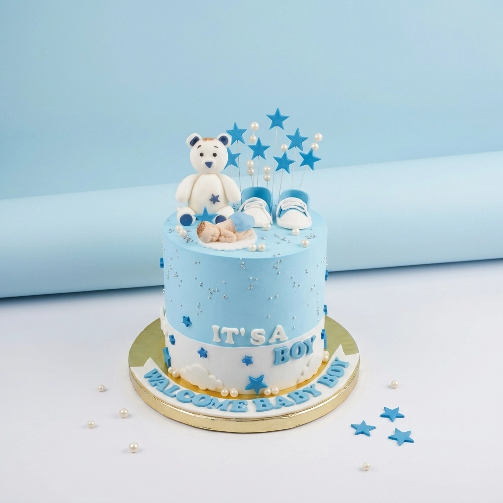 FLG298 It's a Boy Theme Cake - Image 1