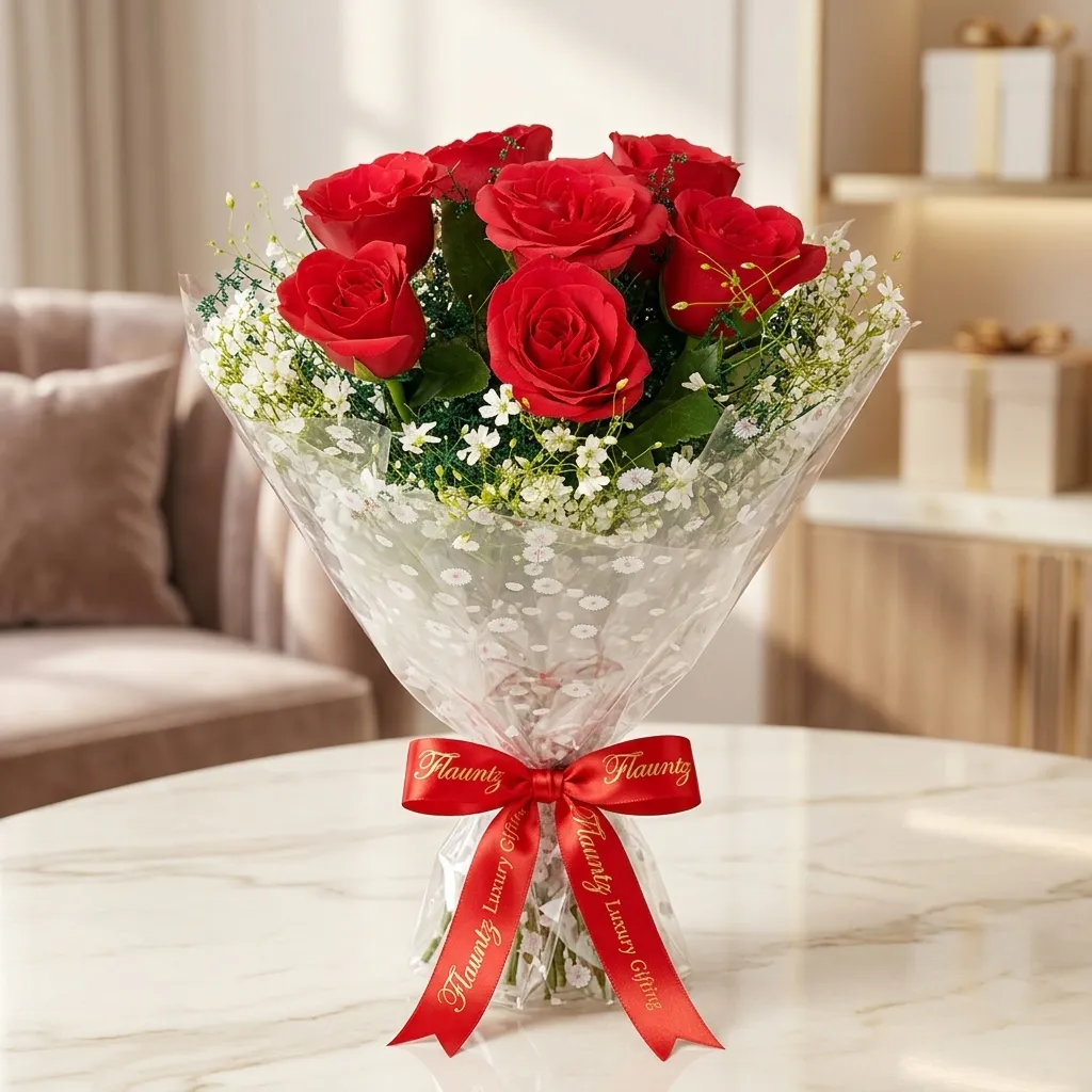 FLG30 Red Rose Bunch - Image 1