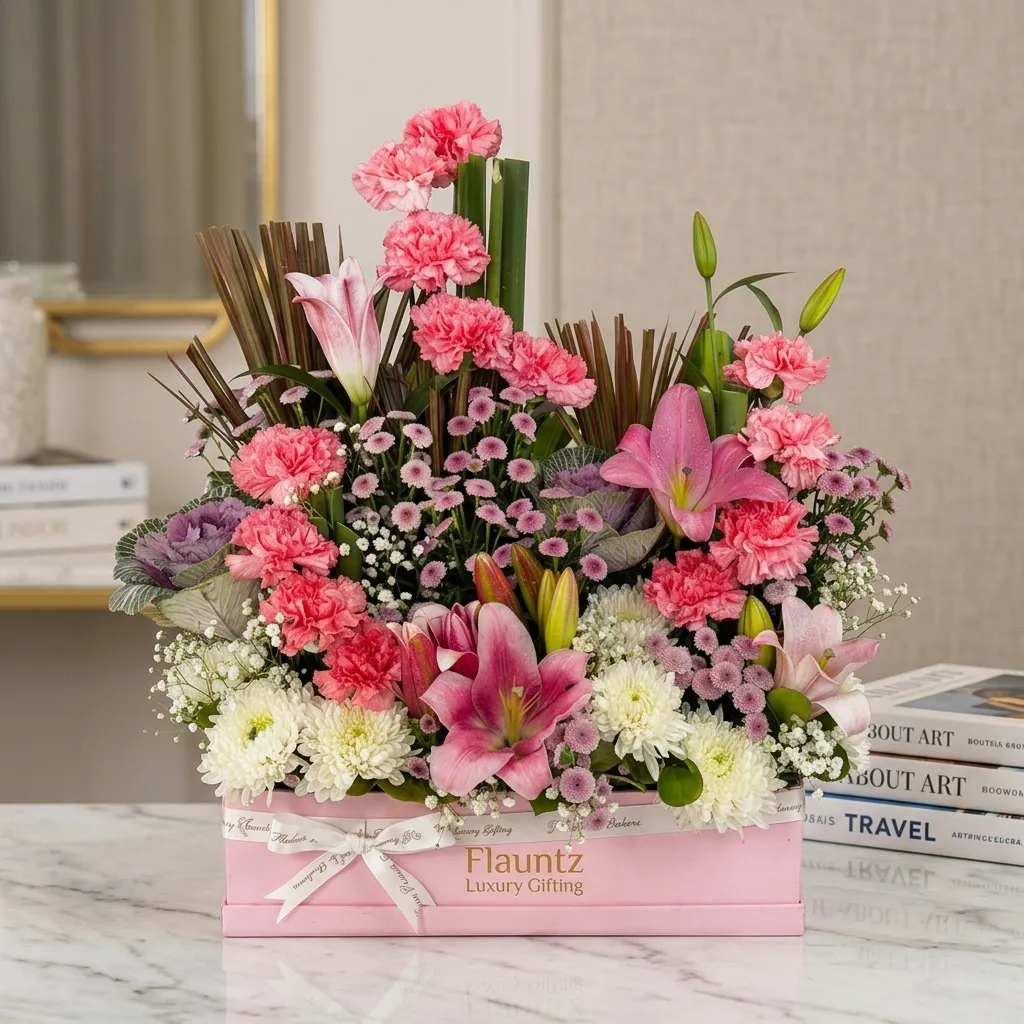 FLG326 Exotic Mix Flower in Box - Image 1