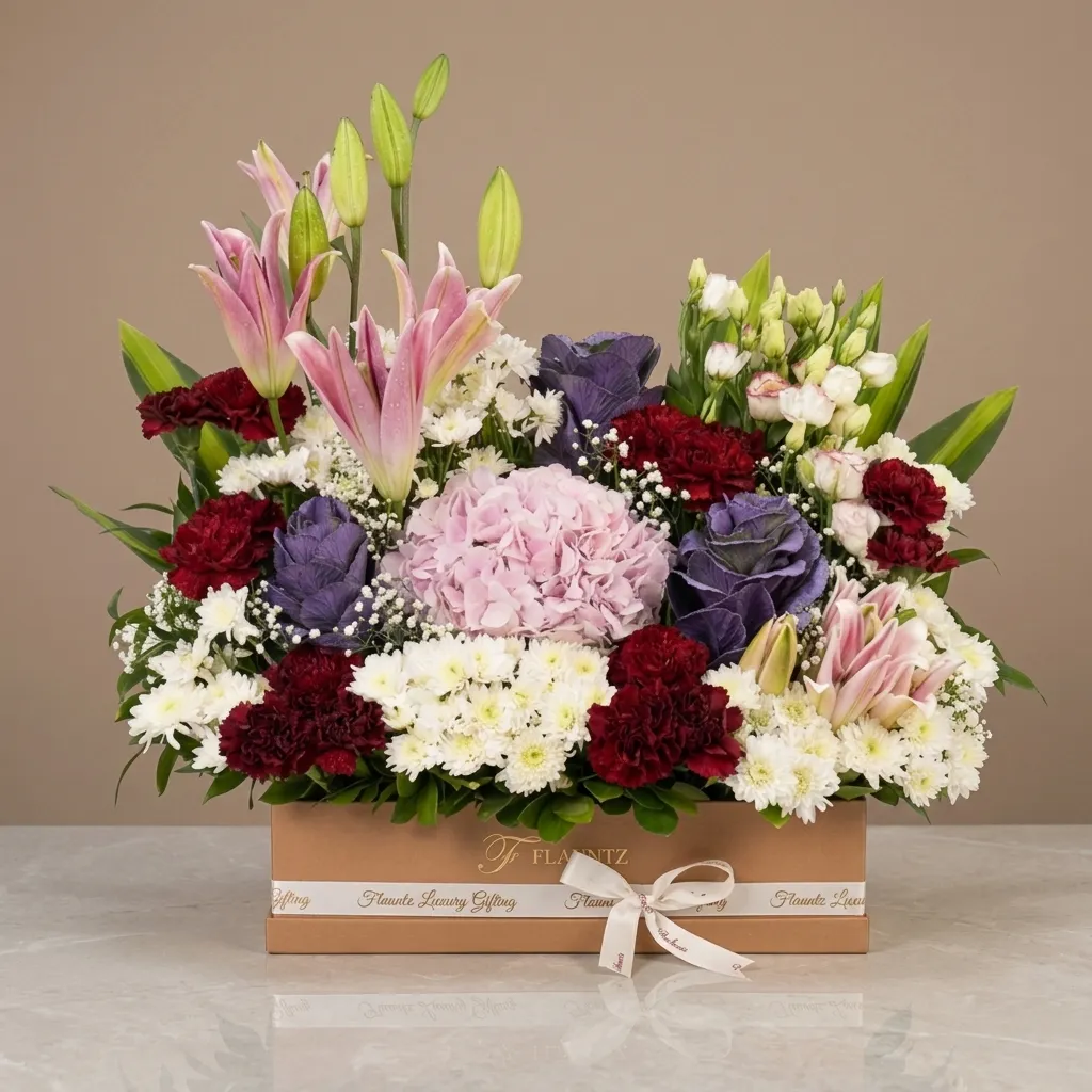 FLG332 Exotic Mix Flowe's in Box - Image 1