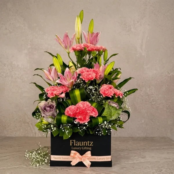 Pink Carnation & Lille in Box