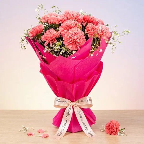 Pink Carnation Bunch
