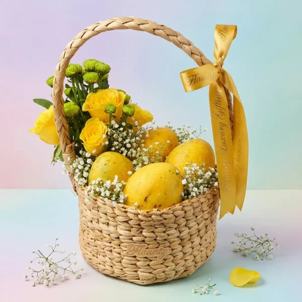 Mango's in Jute Basket