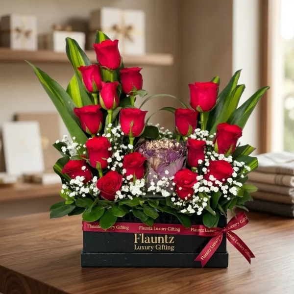 Red Rose's in Box