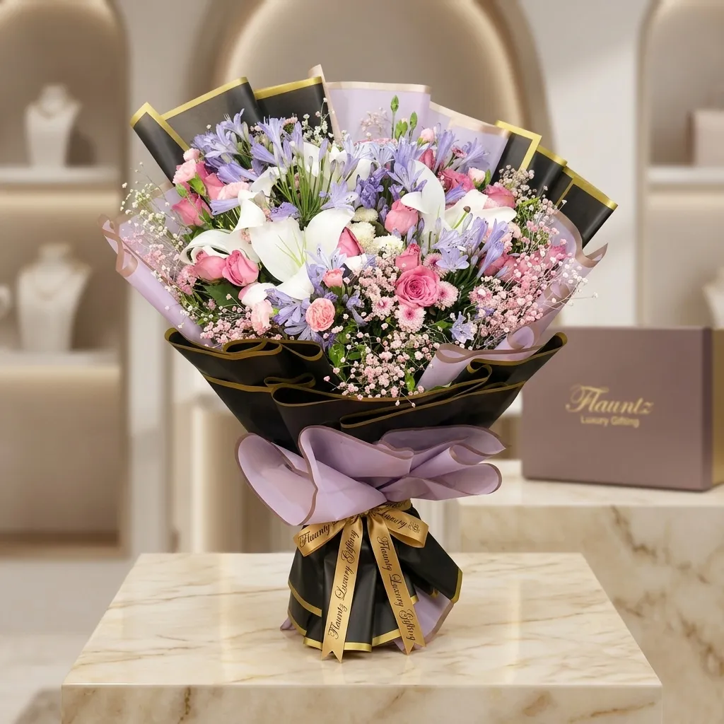pr_14_Jul_2026_FLG139 Mix Flower Pastel Theme Bunch - Image 1