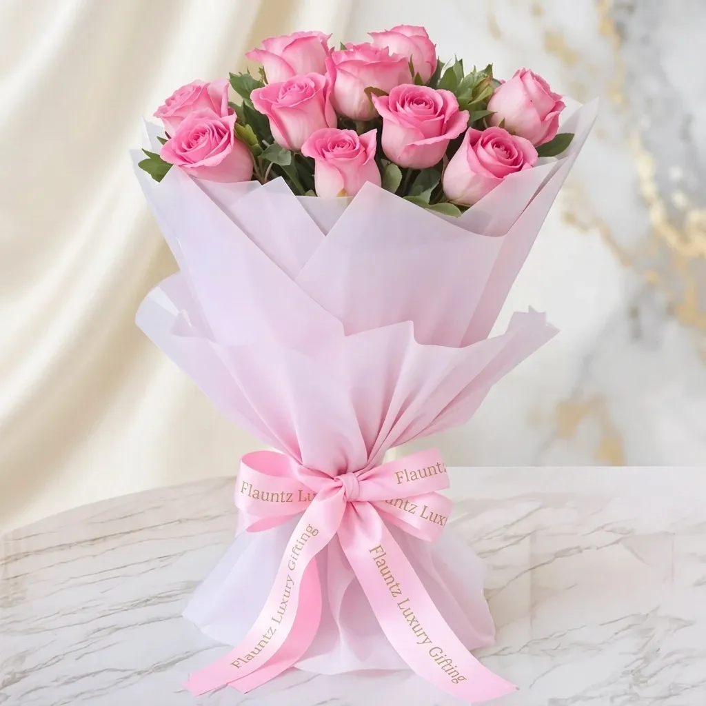 pr_14_Jul_2026_FLG164 Pink Rose Bunch - Image 1