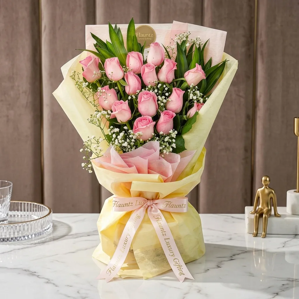 pr_14_Jul_2026_FLG171 Purple Pink Rose Bunch - Image 1