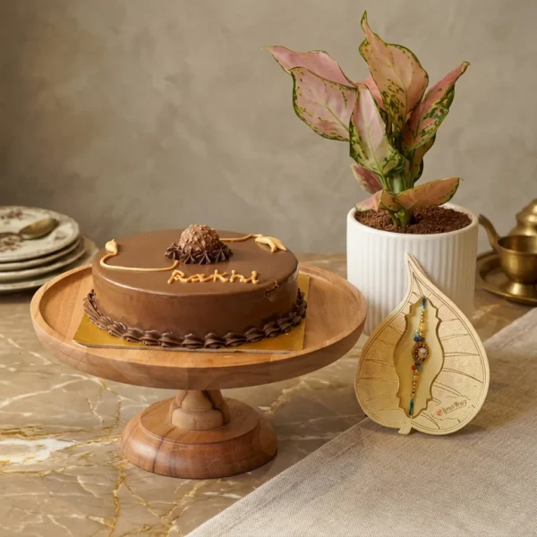 Combo of Cake & Plant with Rakhi