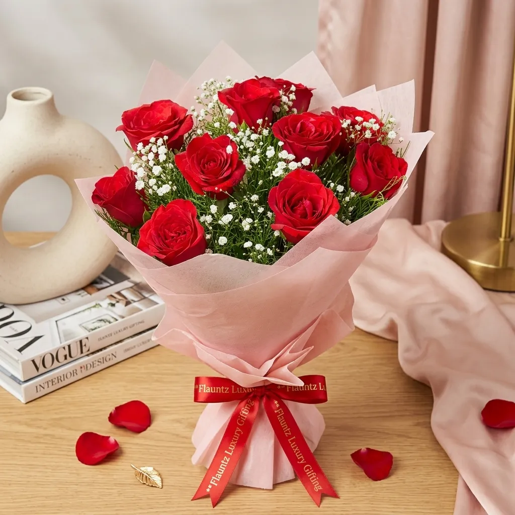 pr_14_Jul_2026_FLG179 Red Rose Bunch - Image 1