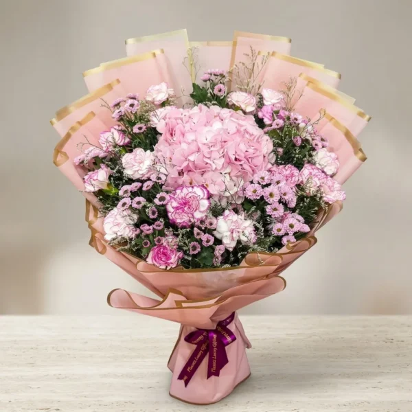 Hydengeria & Carnation Bunch