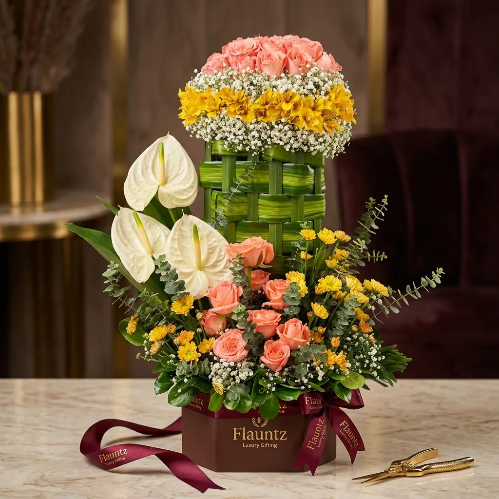 pr_14_Jul_2026_FLG190 Exotic Designer Mix Flower in Box - Image 1
