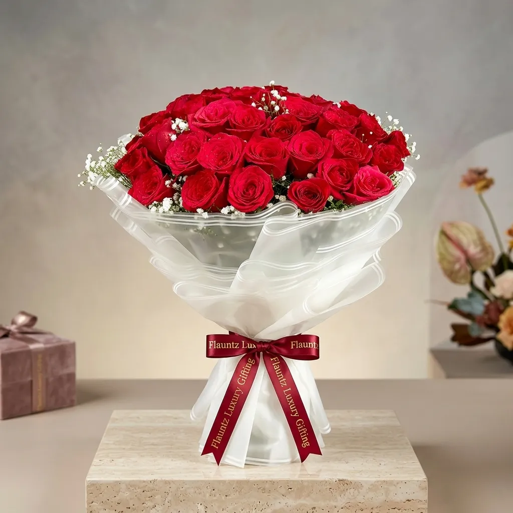 pr_14_Jul_2026_FLG209 50 Red Rose Bunch - Image 1