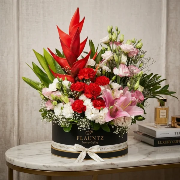 Lille , Carnation with Helliconia in Box