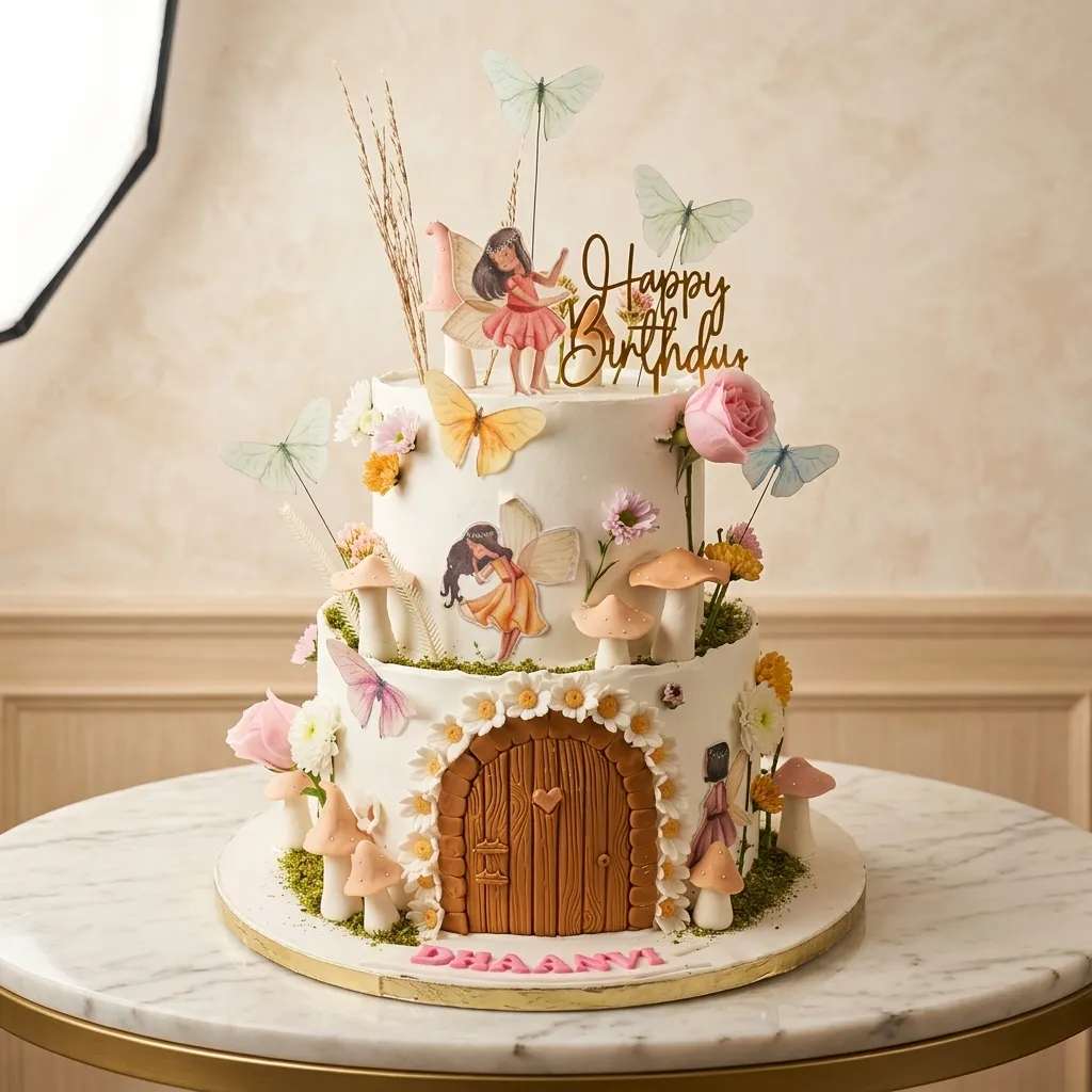 pr_10_Aug_2026_FLG373 Enchanted Fairy Tale Birthday Cake - Image 1