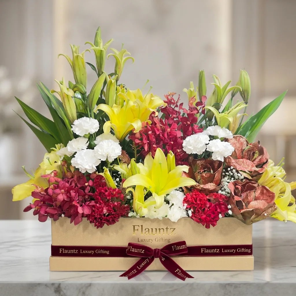 pr_10_Aug_2026_FLG378 Luxury Floral Gift Box - Image 1