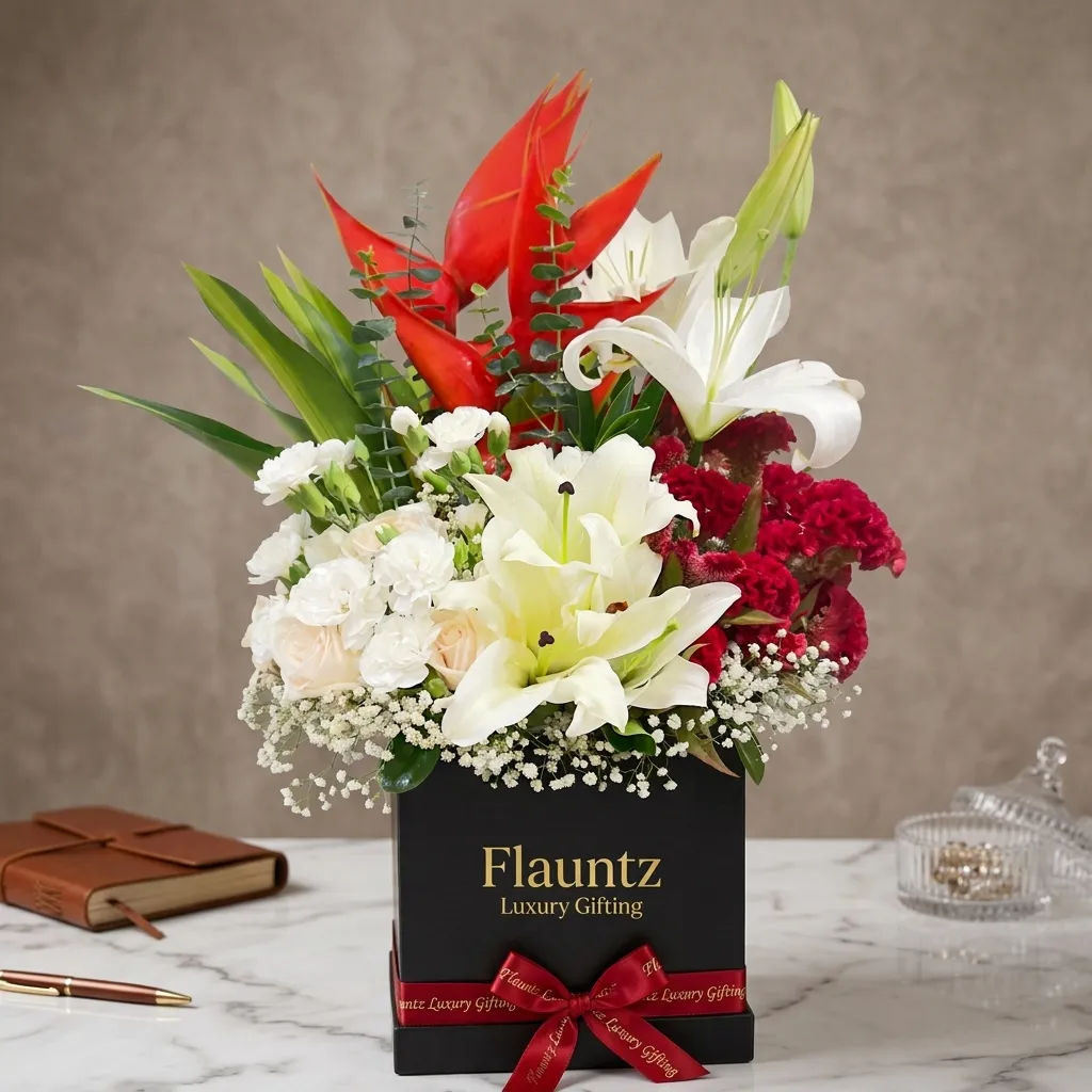 pr_10_Aug_2026_FLG380 Vibrant Mixed Flower Box - Image 1