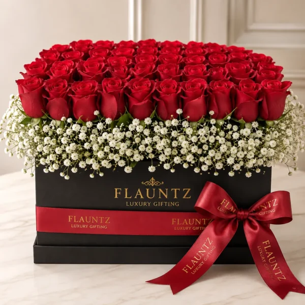 Red Rose Luxury Flower Box