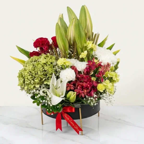 Elegant Mixed Flower Stand
