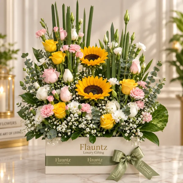 Sunlit Elegance Floral Box