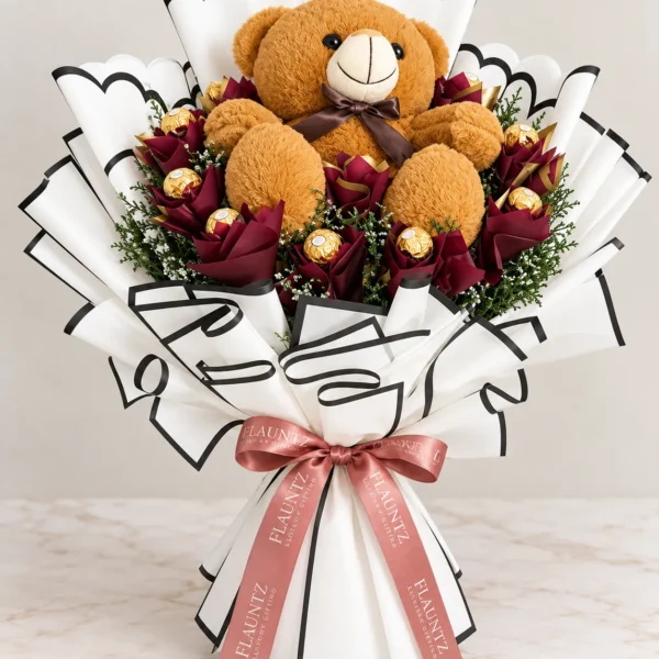 Teddy Bear Chocolate Bouquet
