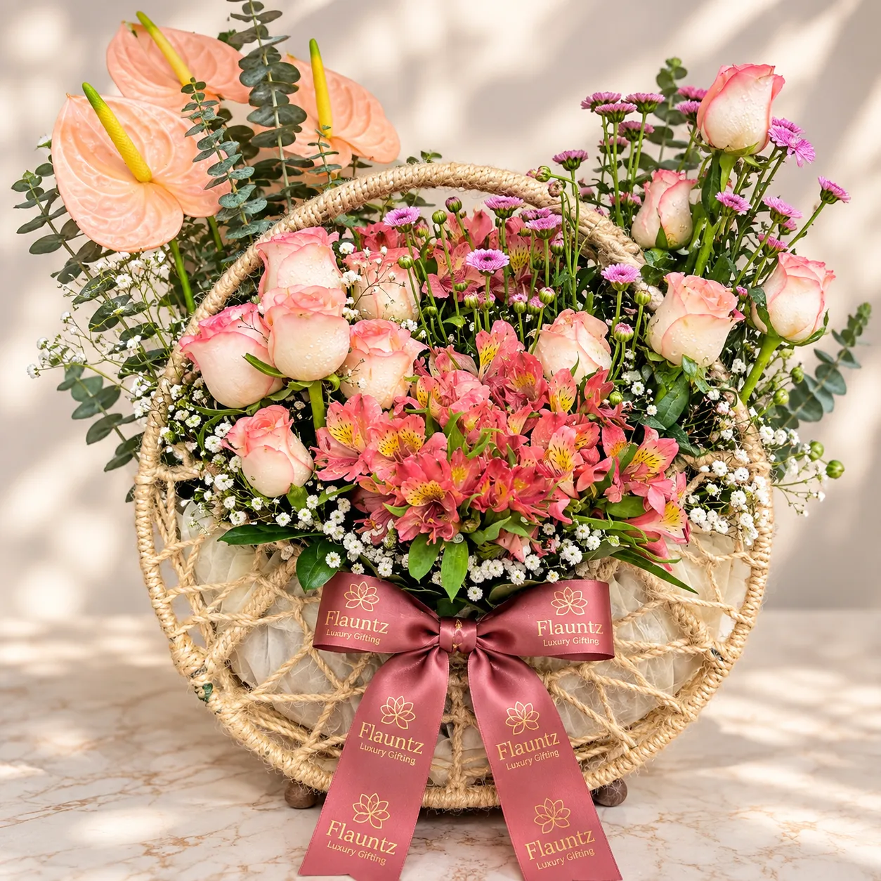 pr_30_Sep_2026_FLG463 Emma Rose Moon Basket - Image 1