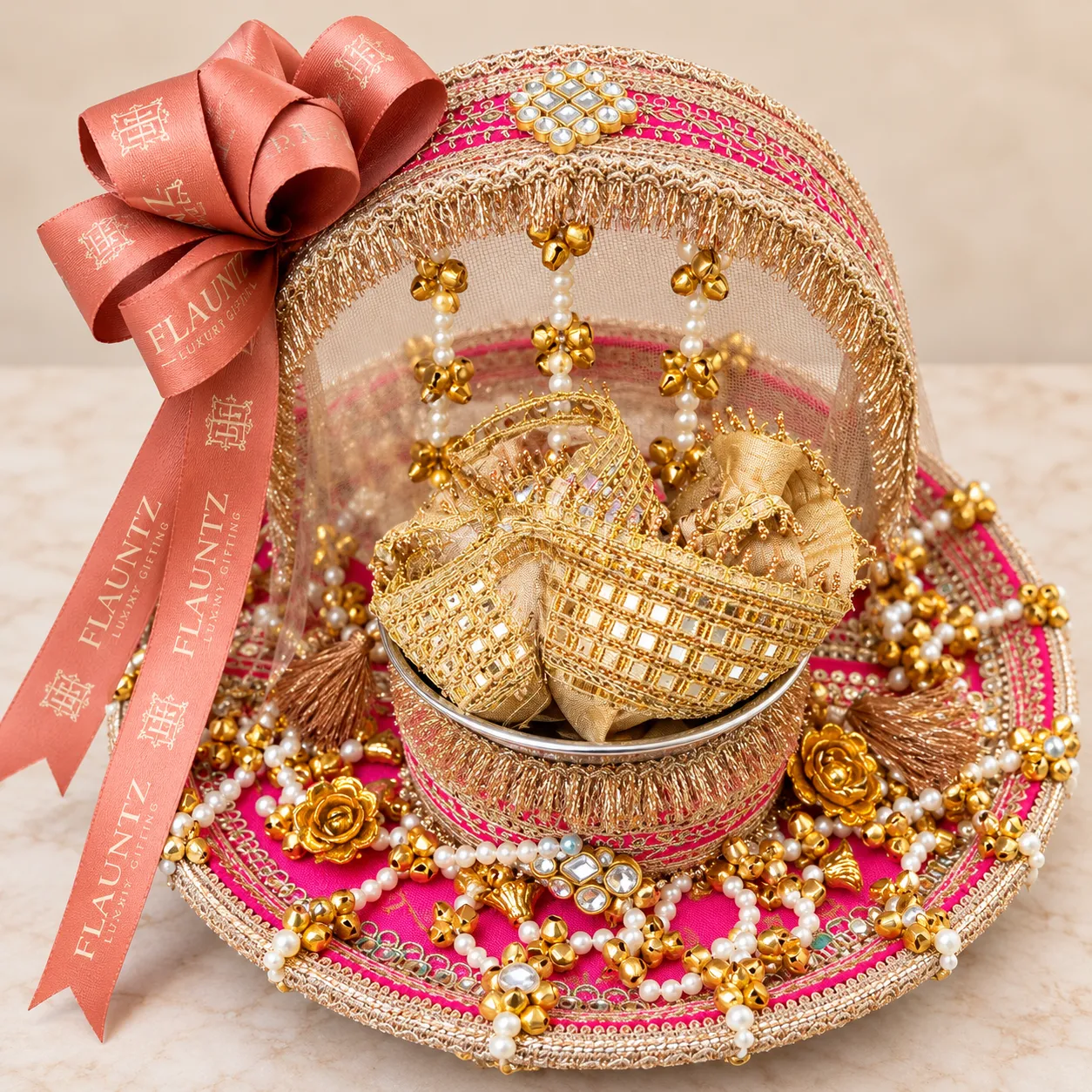 pr_7_oct_2026_FLG467 Karwachauth Thali Set - Image 1