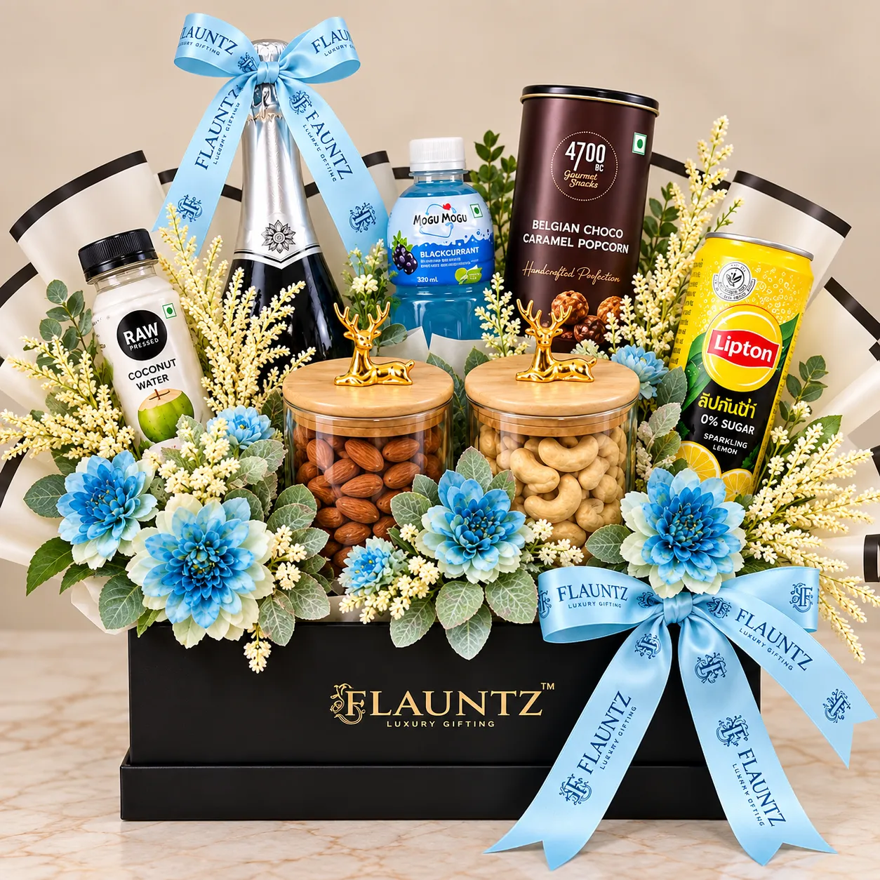pr_7_oct_2026_FLG469 Blue Luxury Gifting Hamper - Image 1