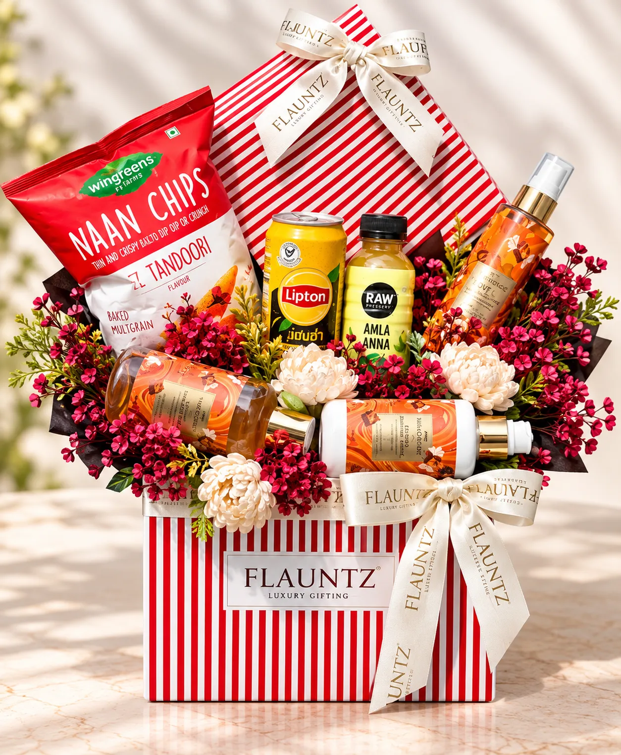 pr_7_oct_2026_FLG474 Red And White Luxury Gifting Box - Image 1